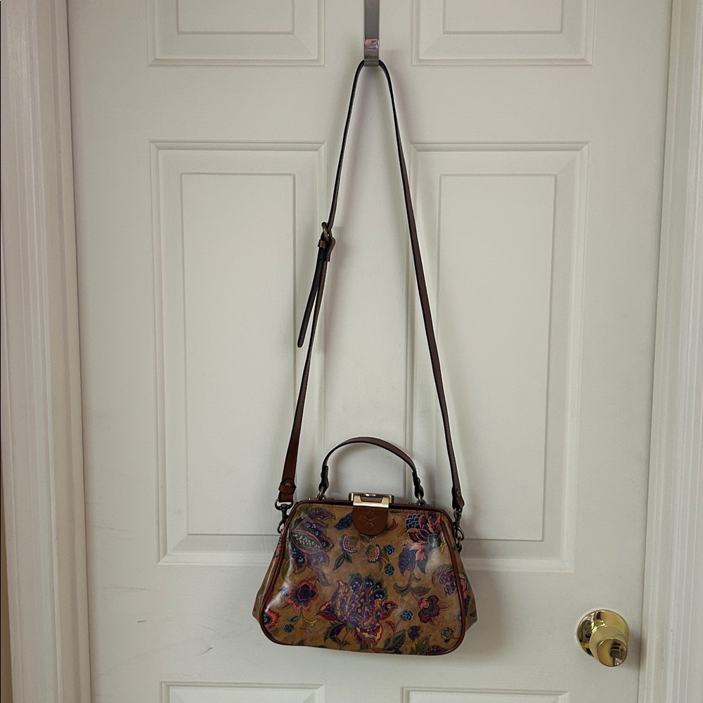 Patricia Nash Elegant Leather Floral Women's Satchel -NWOT - Picture 2 of 9